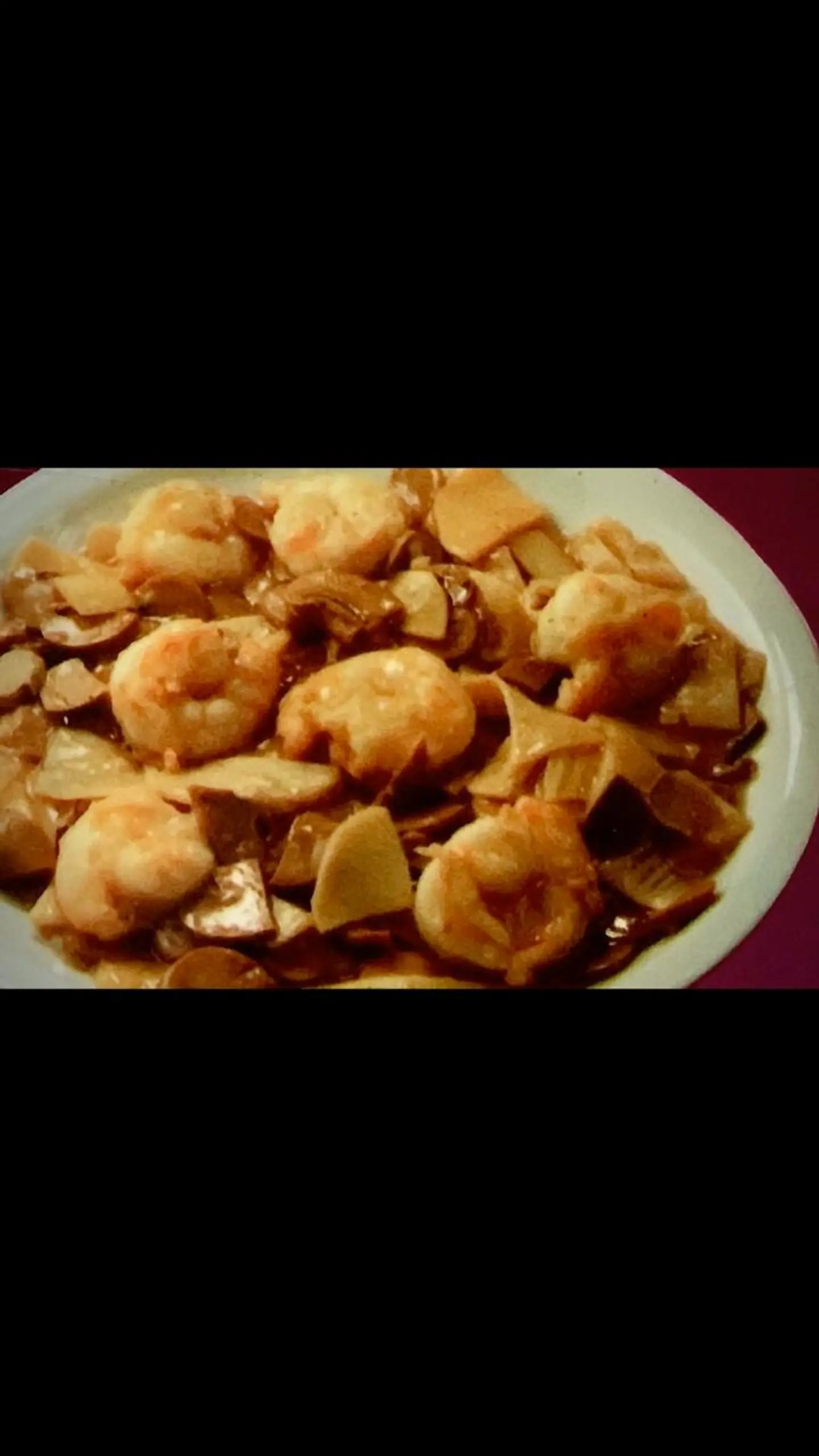 Shrimp With Mushrooms And Bamboo