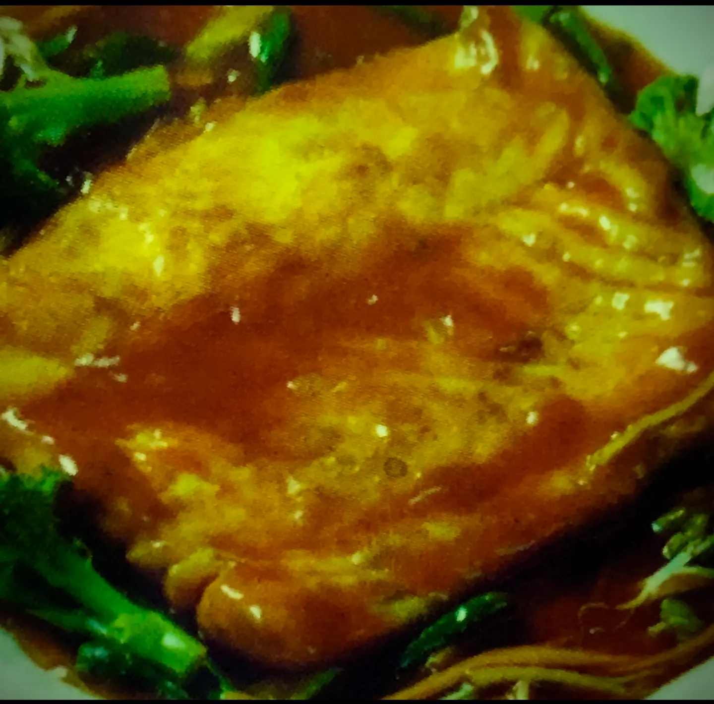 Fish With Spicy Sauce And Ginger