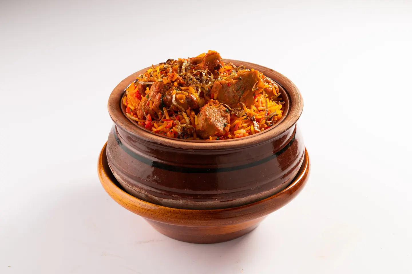 دجاج برياني فخار