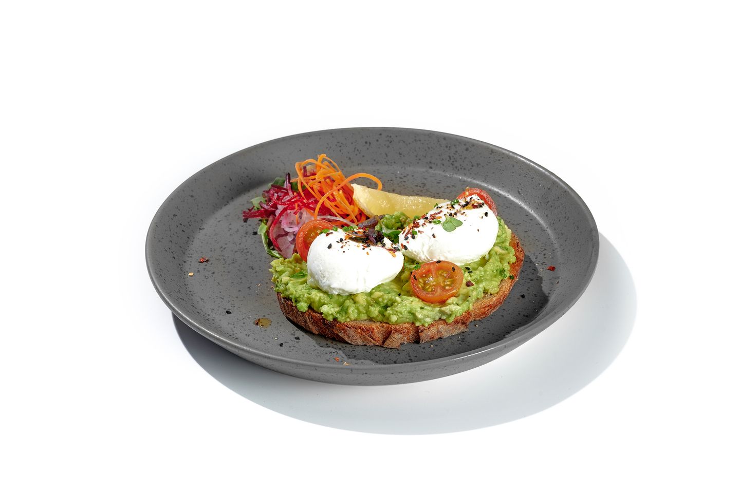 Avocado Toast & Poached Eggs Toast'