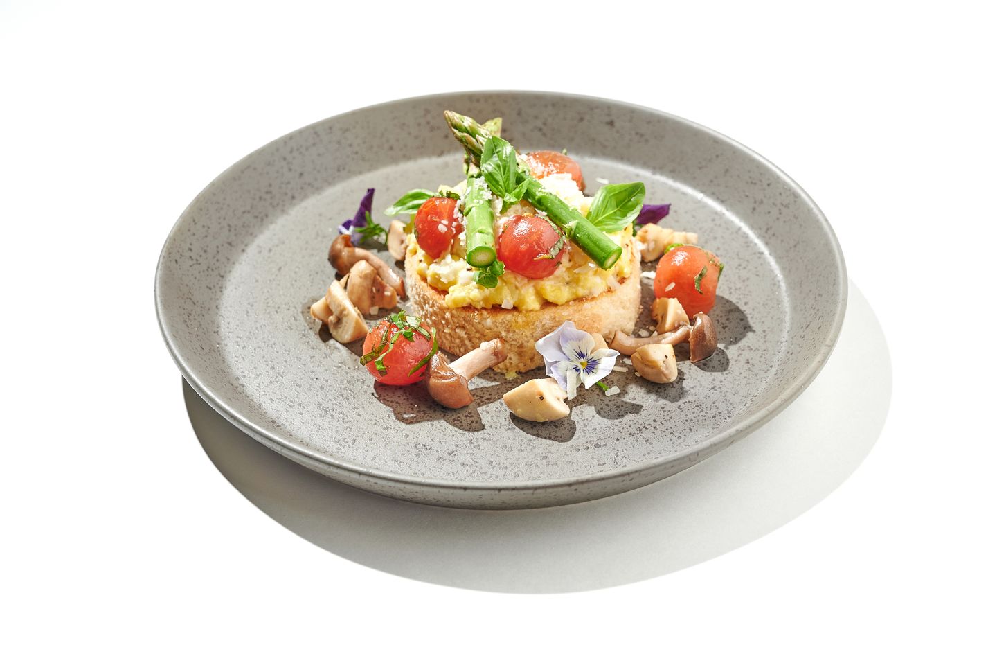 Truffle Scrambled Eggs Brioche