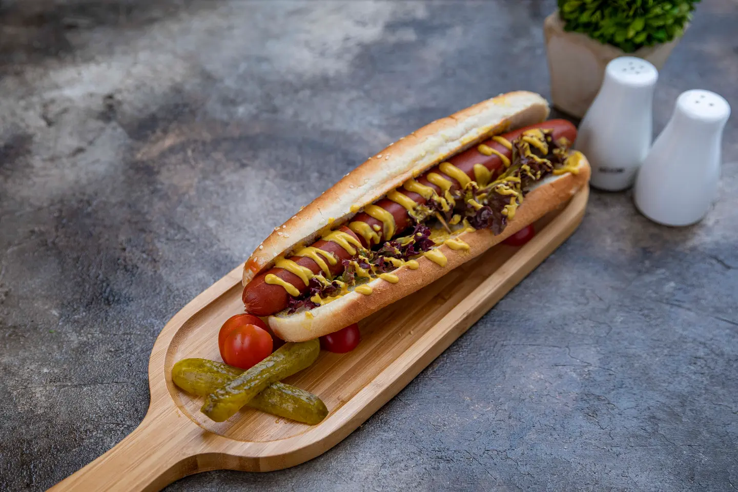 Hot Dog Sandwich With Meltatzies Cheese