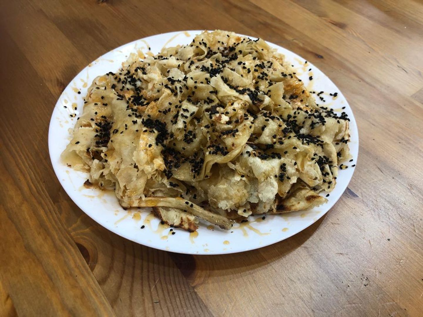 خبز رطب بالسمن والعسل