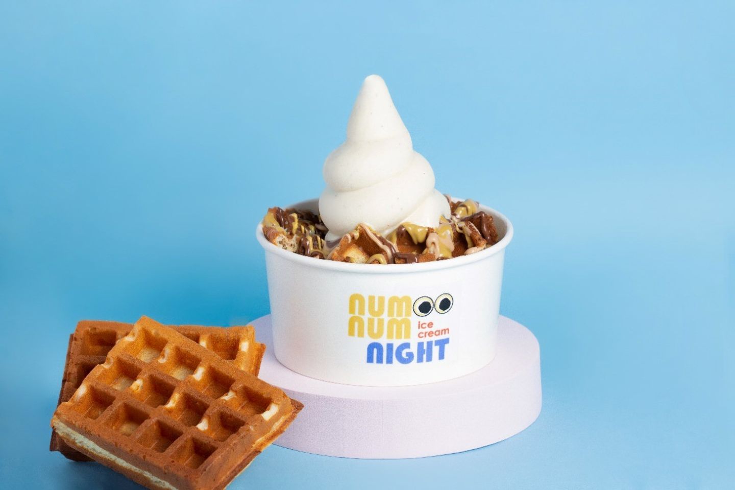 Messy Waffle