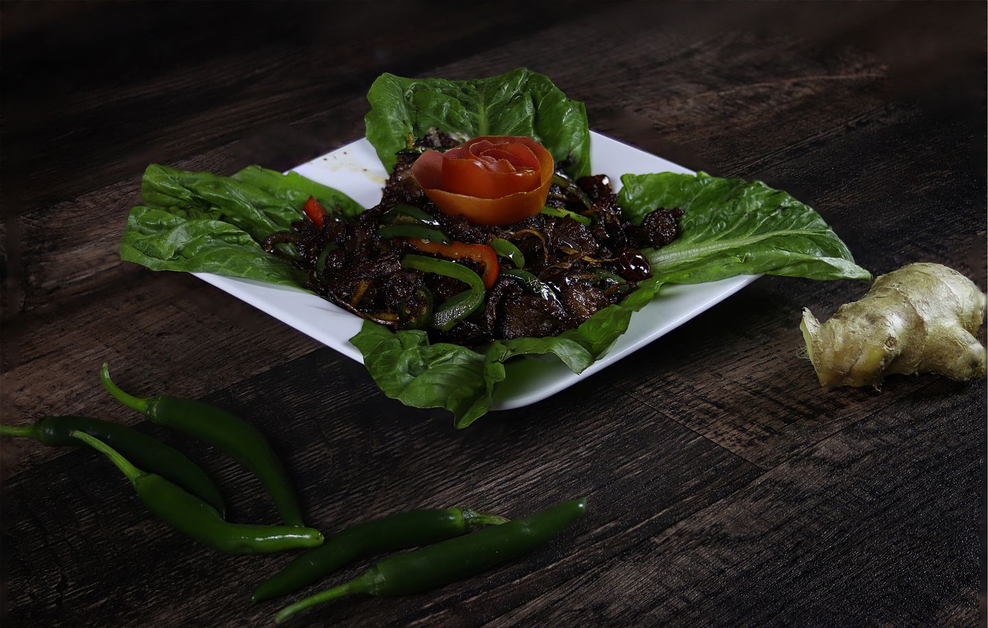 Sliced Beef Chili Dry