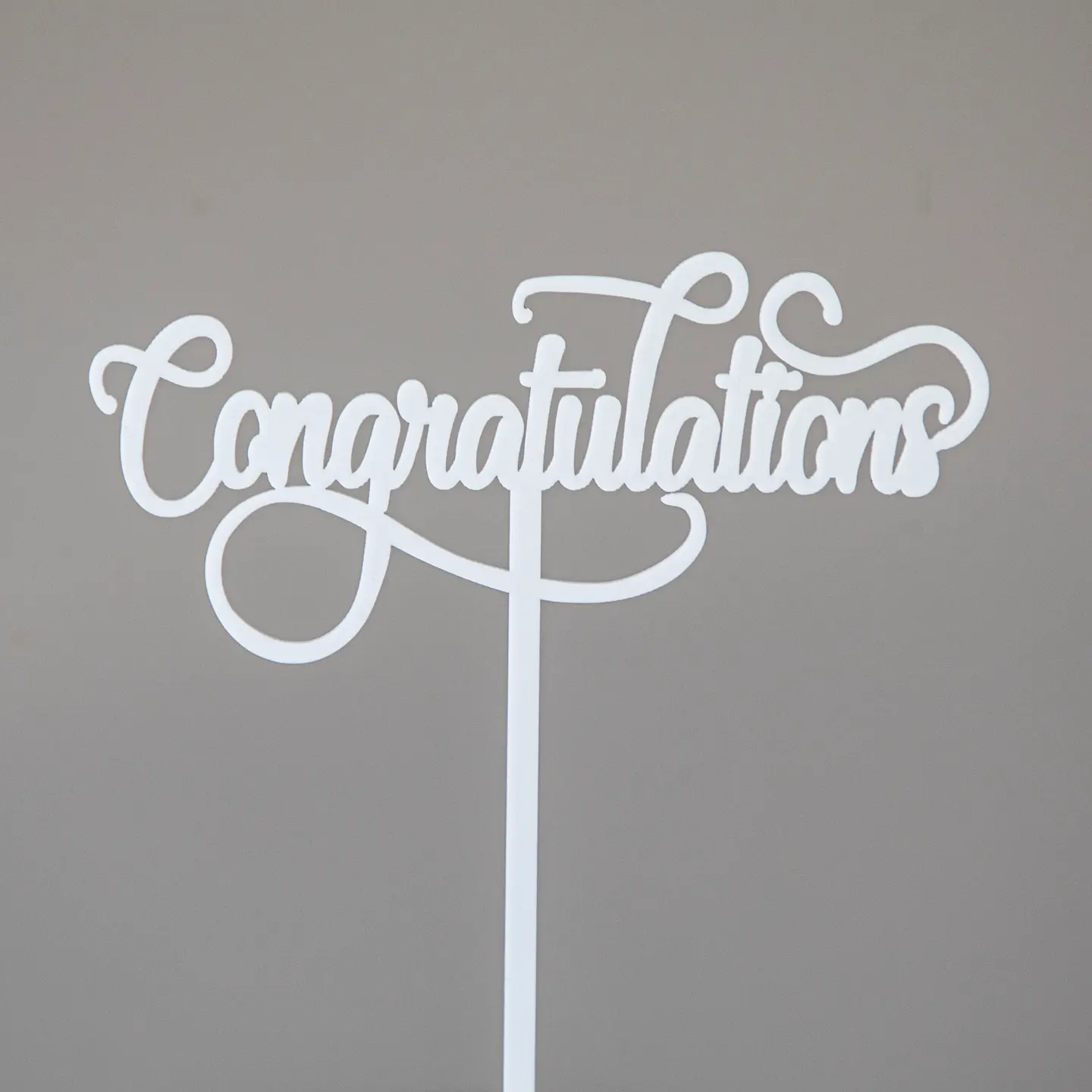 Congratulations Gold Color