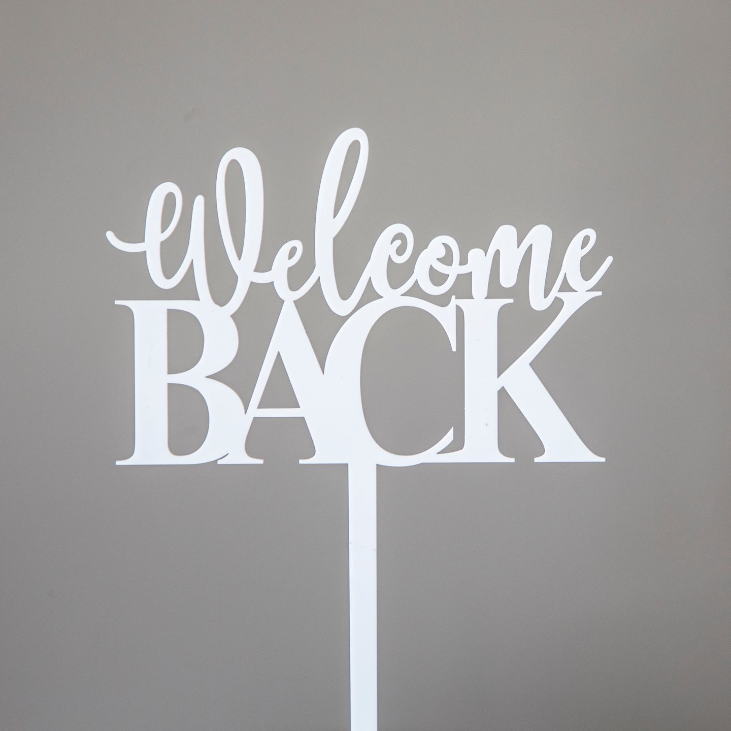 Welcome Back White Color
