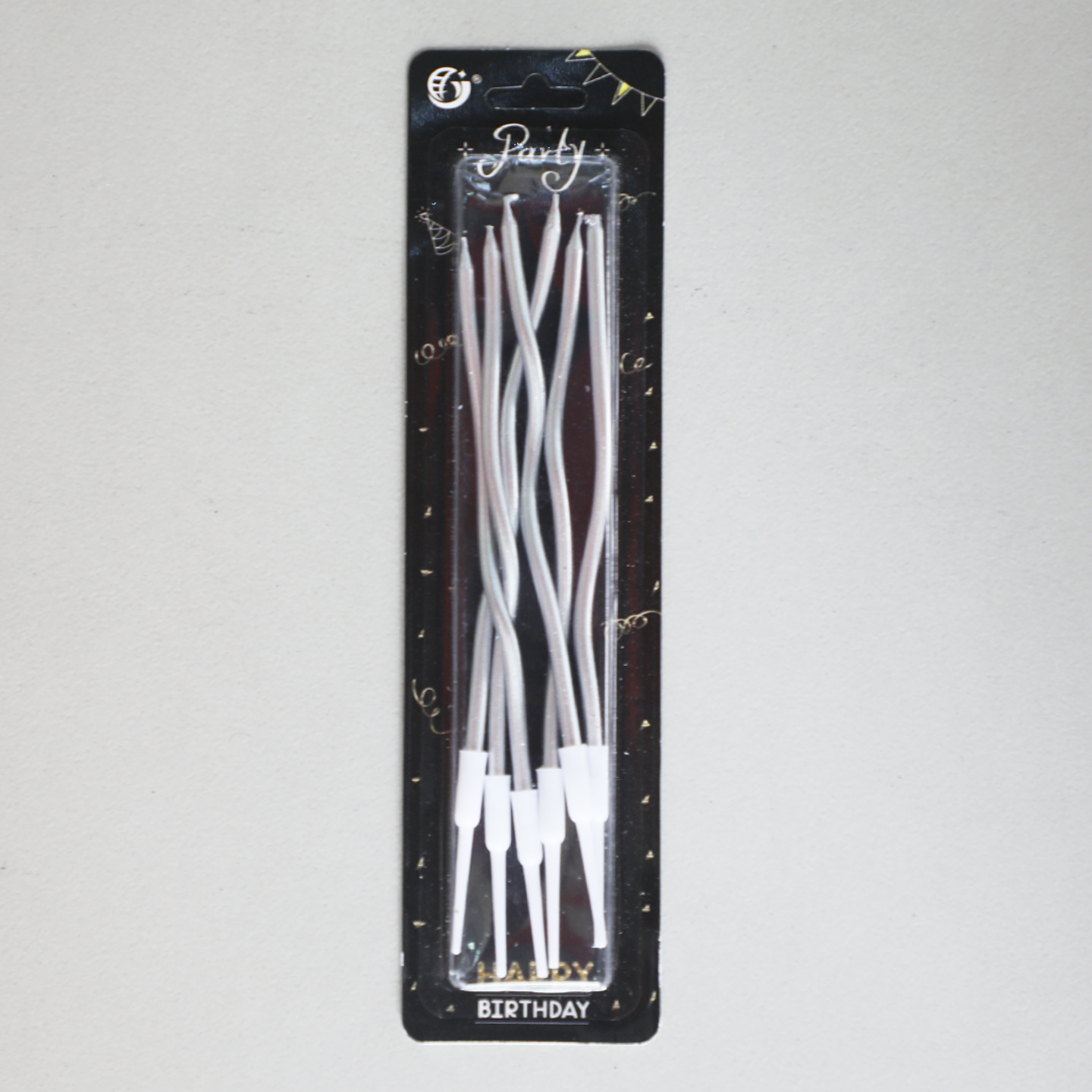 Party Candle Silver