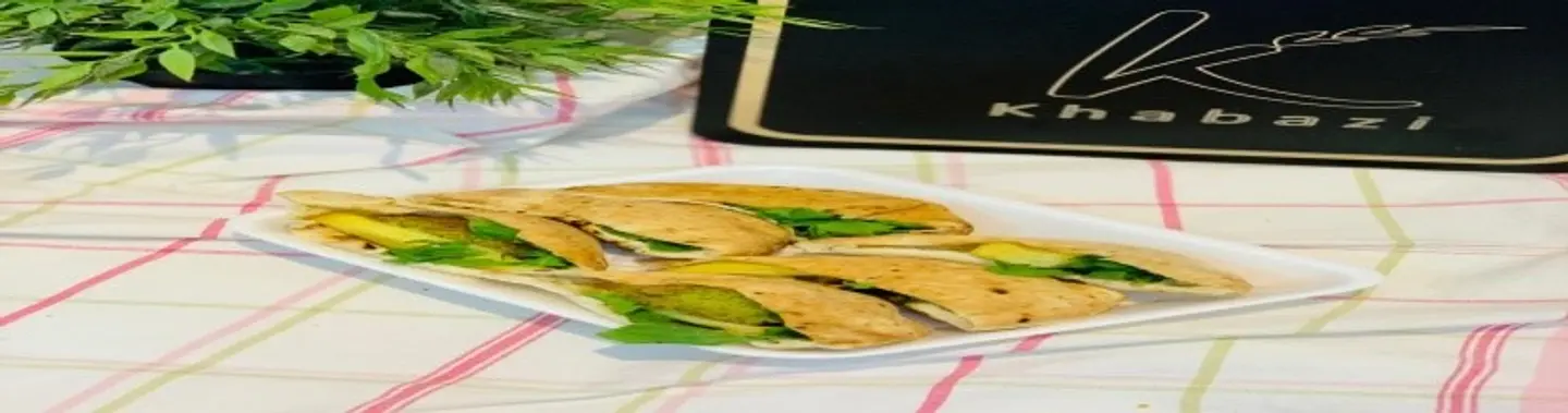 White Bread Plate With Falafel