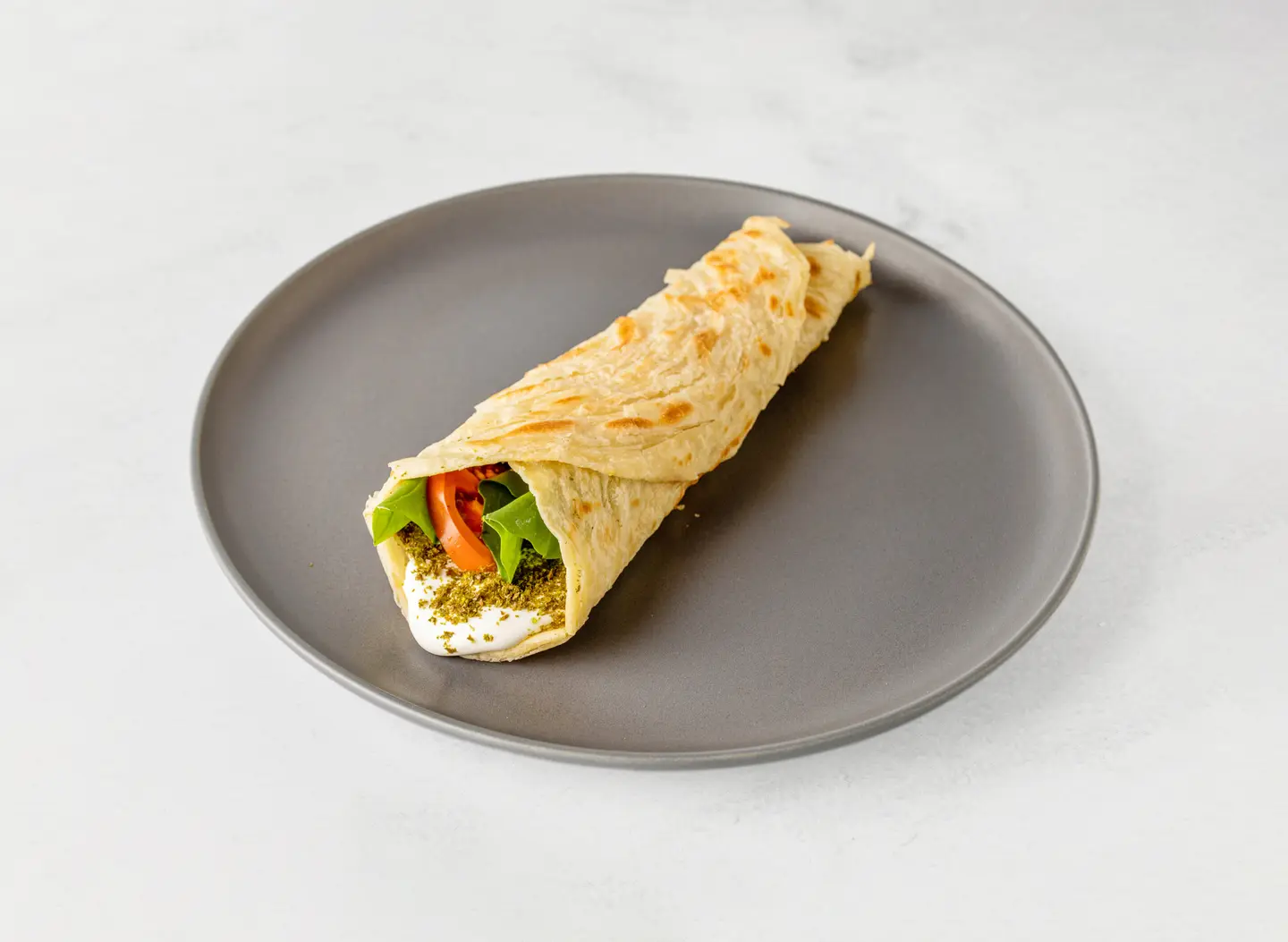 لبنة خضار زعتر