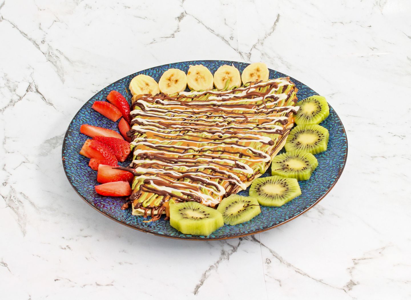 Mix Crepe With Pistachio