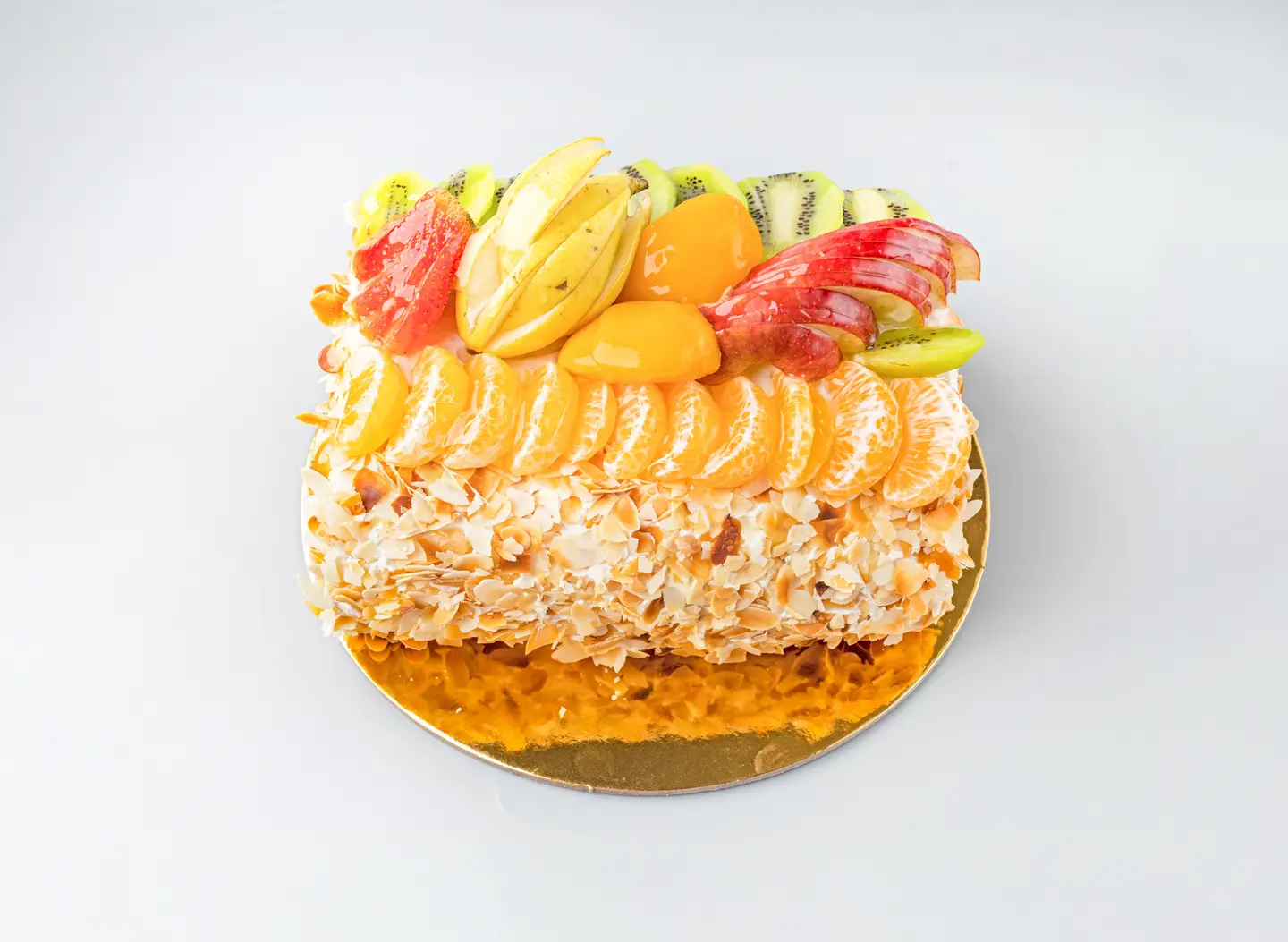 Small Swiss Roll Fruit Tart