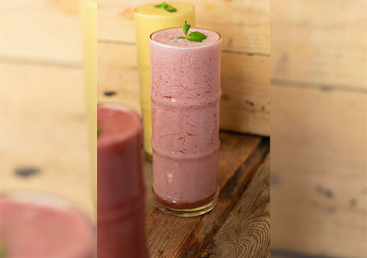 Strawberry Banana Lassi