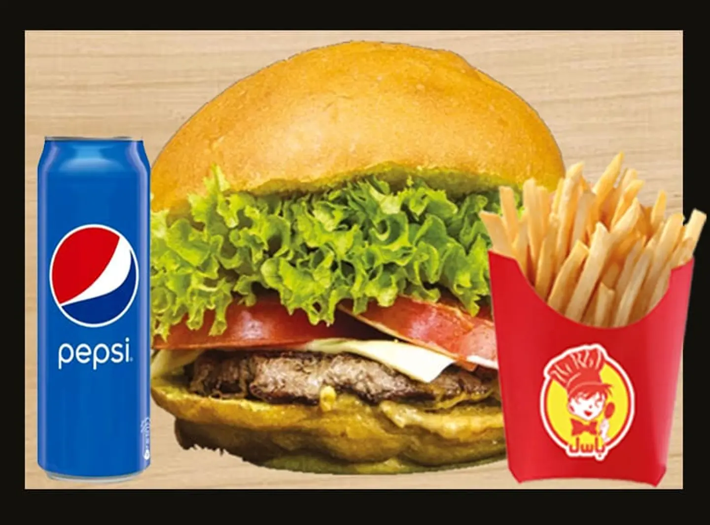 Meat Burger Meal