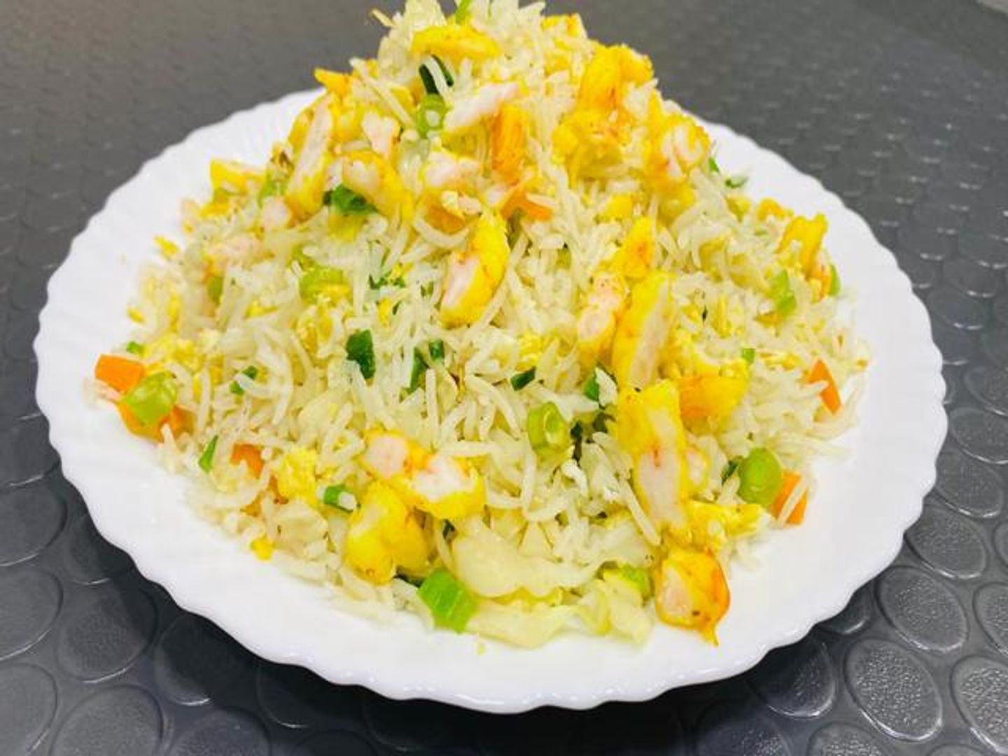 أرز مقلي جمبري