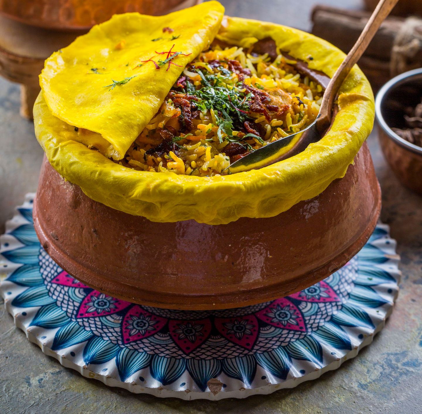 Dum Matka Chicken Biryani