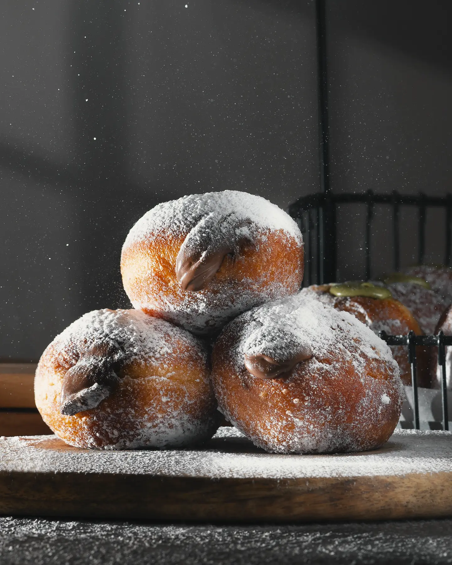 دونات محشي بالنوتيلا