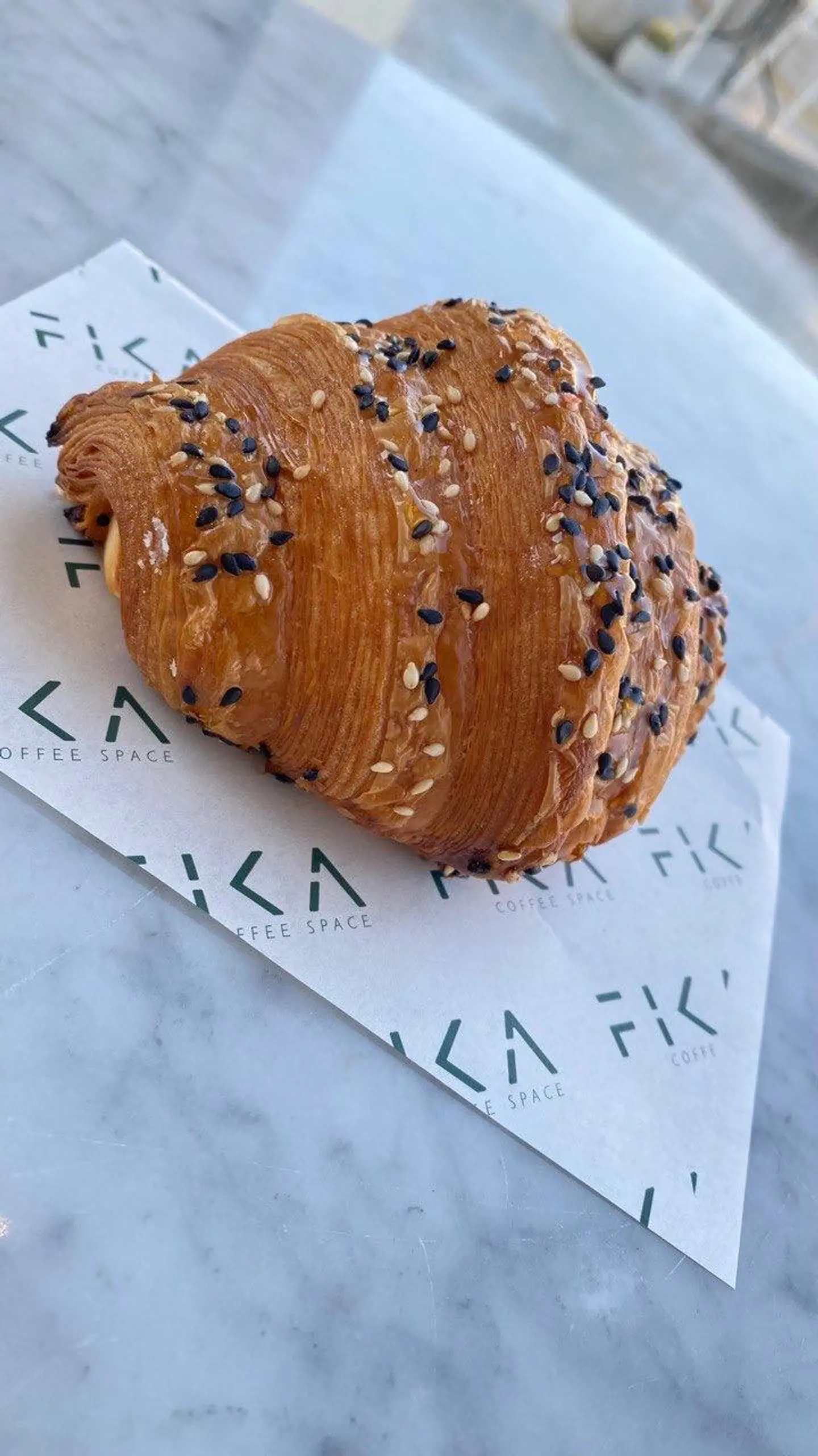 Cheese And Honey Croissant