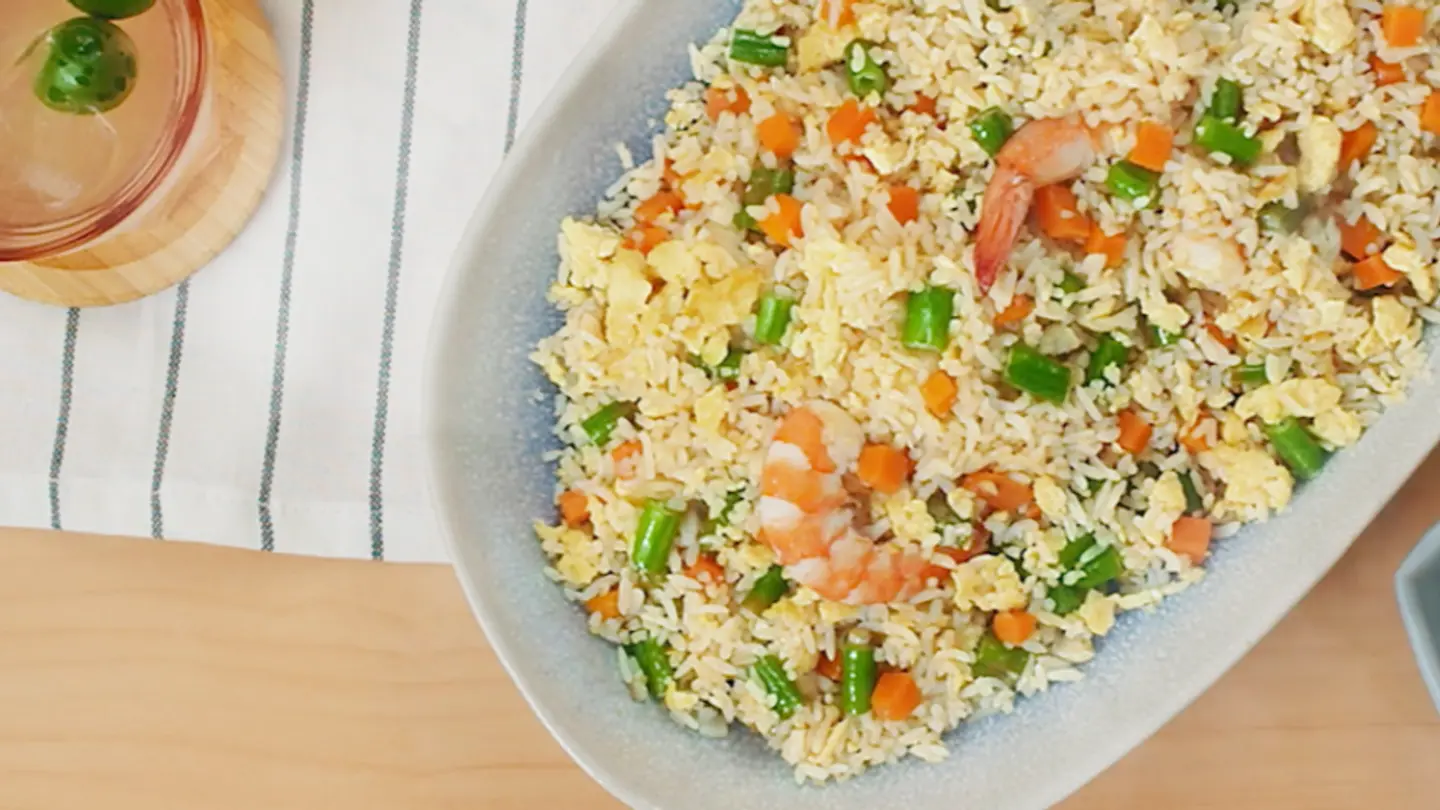 Fried Rice With White Pepper