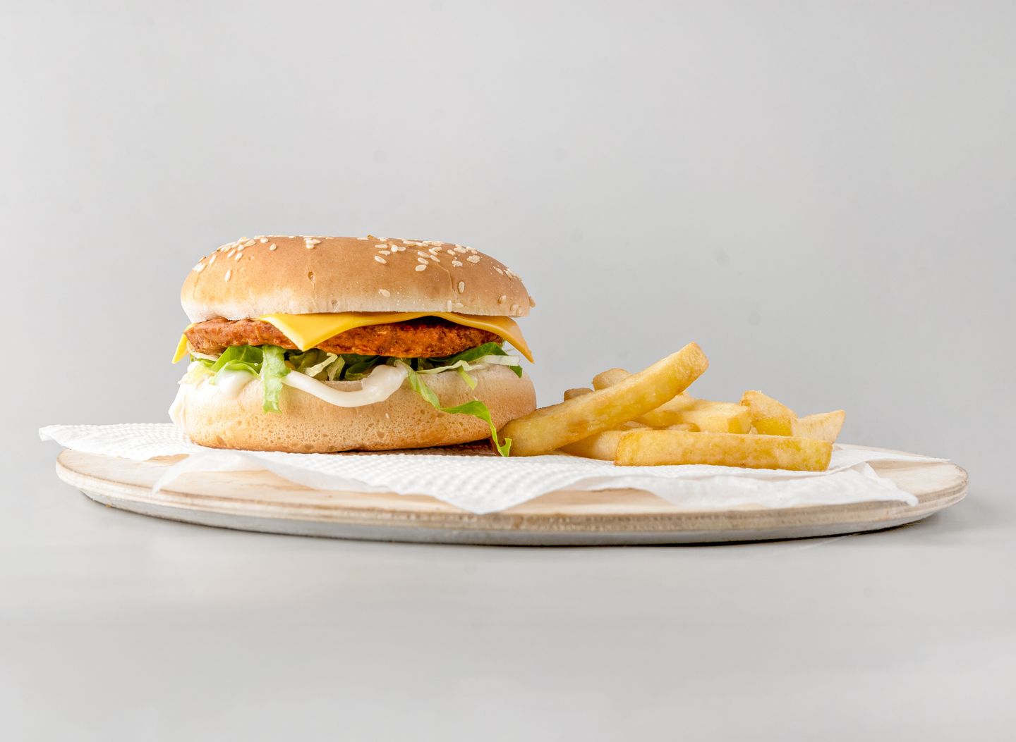 Chicken Burger Meal - Regular