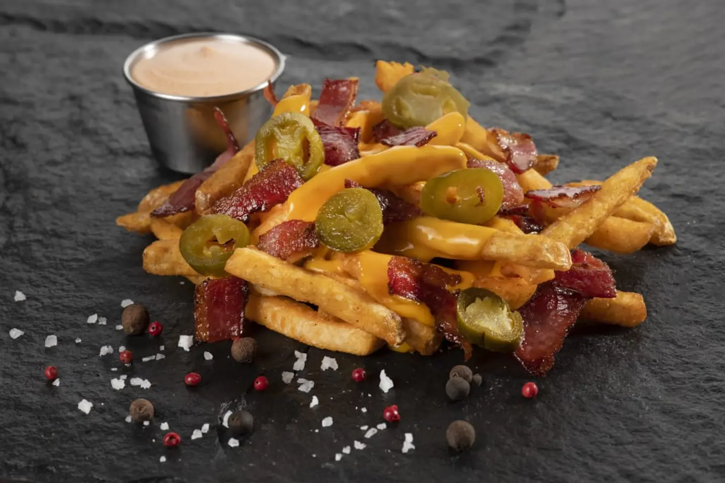 Jalapeno Bacon Cheesy G Crispy Fries