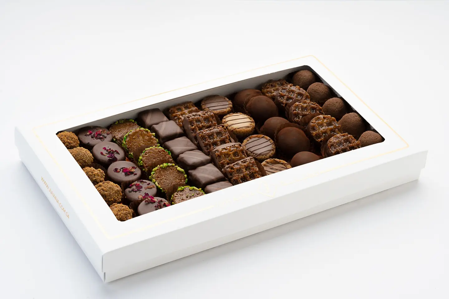"Coffe Sweet Box  With Fifferent Flavors Abcv"