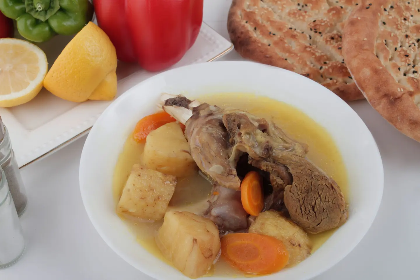 Boiled Meat With Vegetables