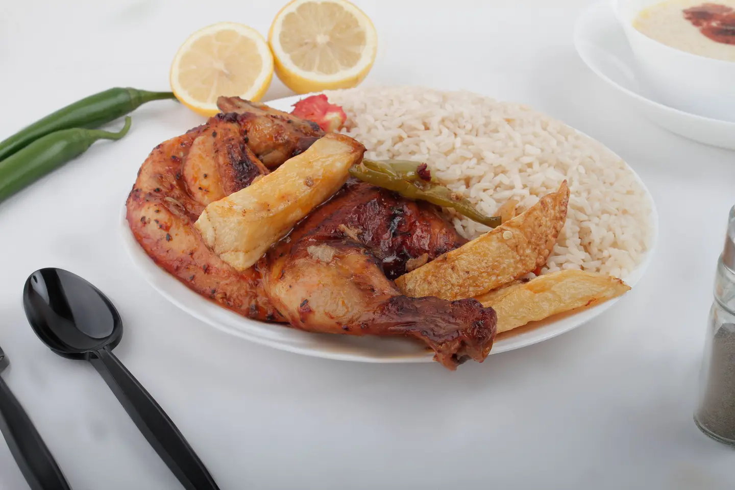 دجاج بالفرن مع الأرز