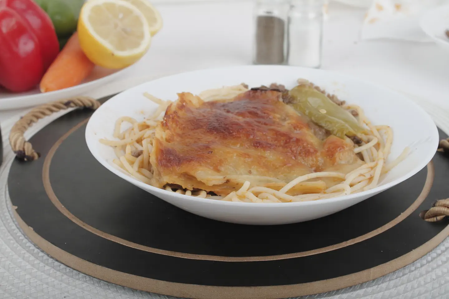 معكرونة بالفرن