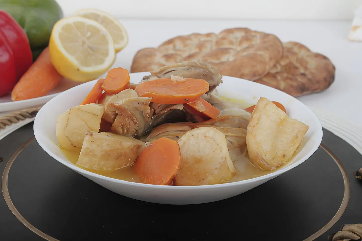 Boiled Chicken With Vegetables