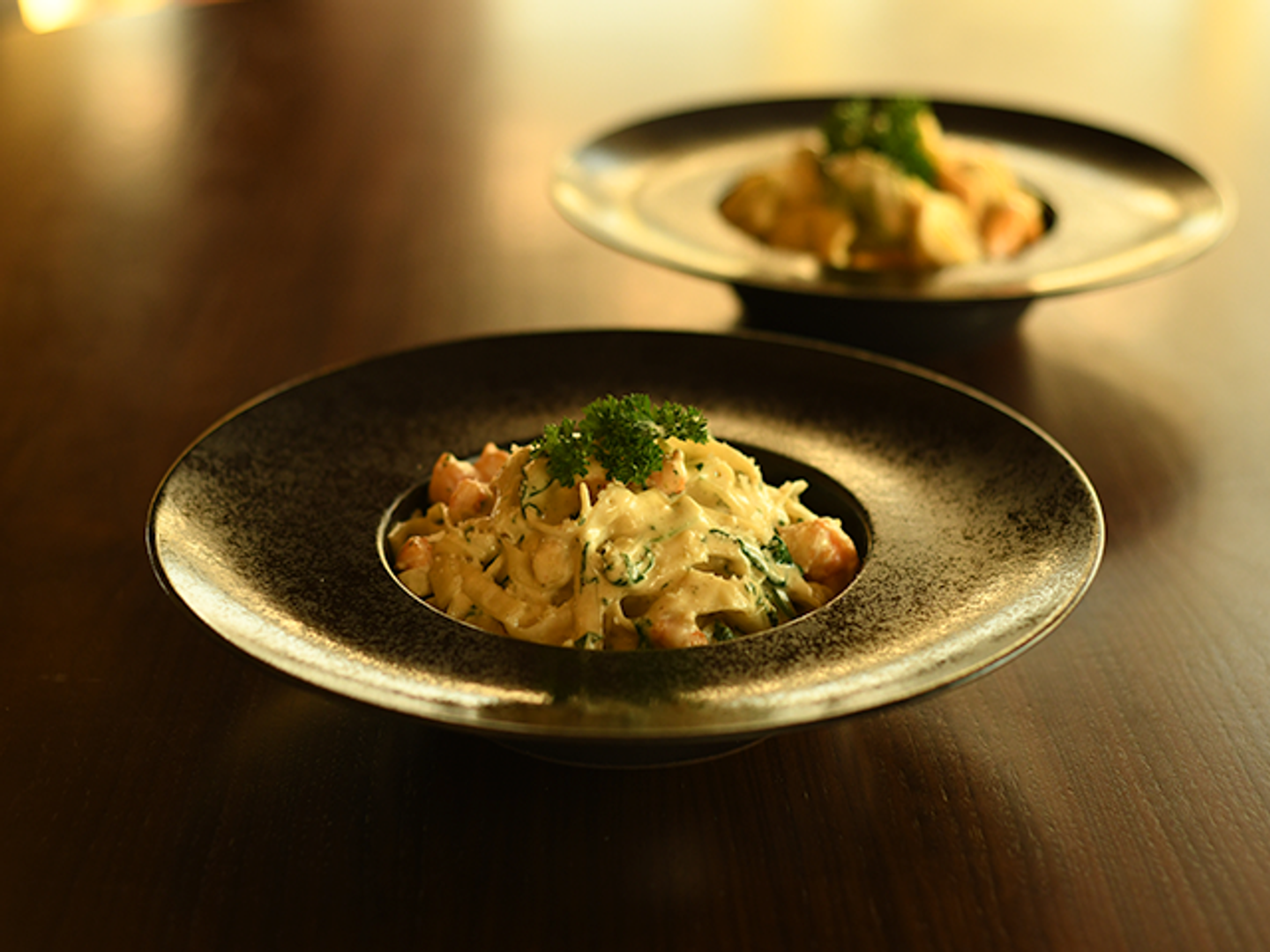 Fettuccine Con Gamberetti