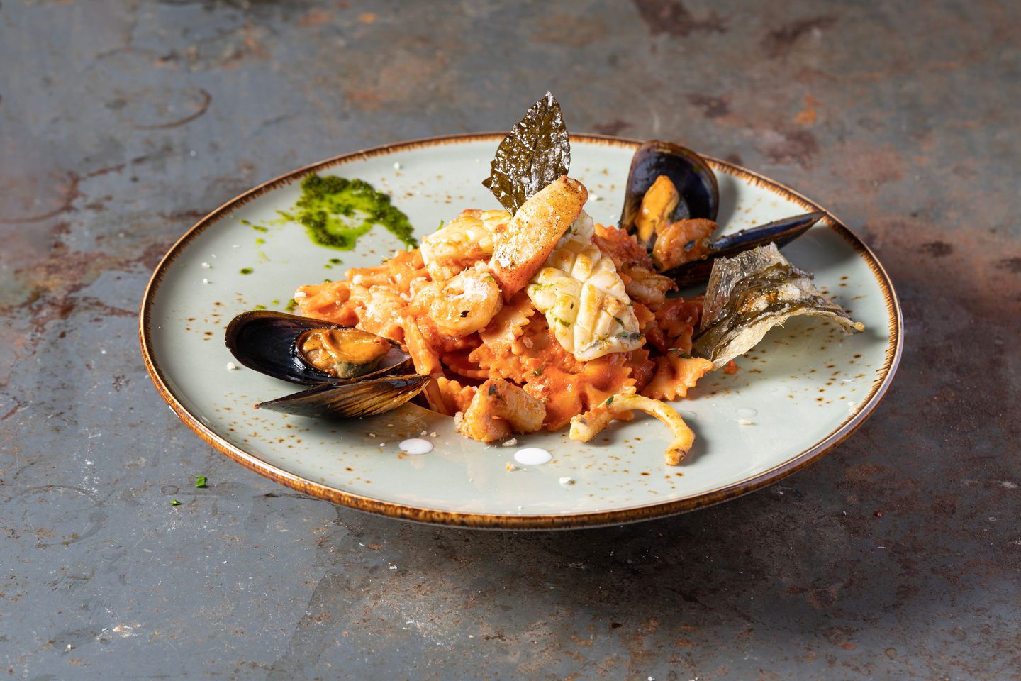 Farfalle Frutti Di Mare