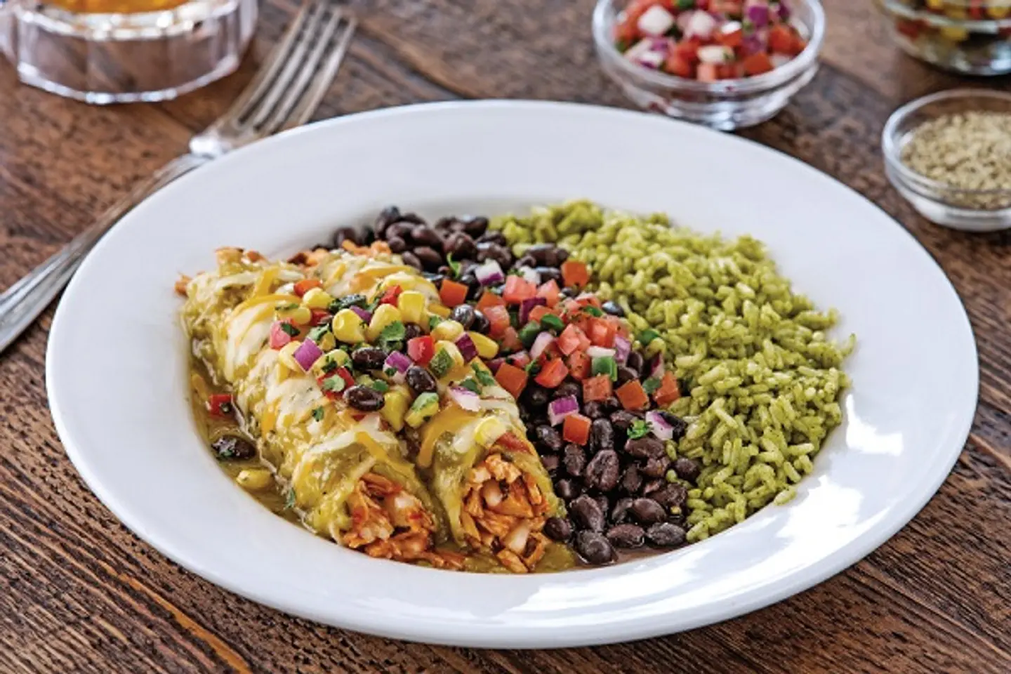 Sour Cream Chicken Enchiladas