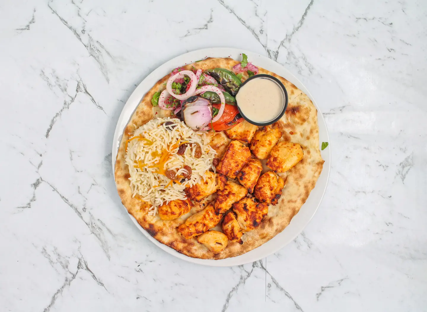 Shish Tawook With Rice For One Person