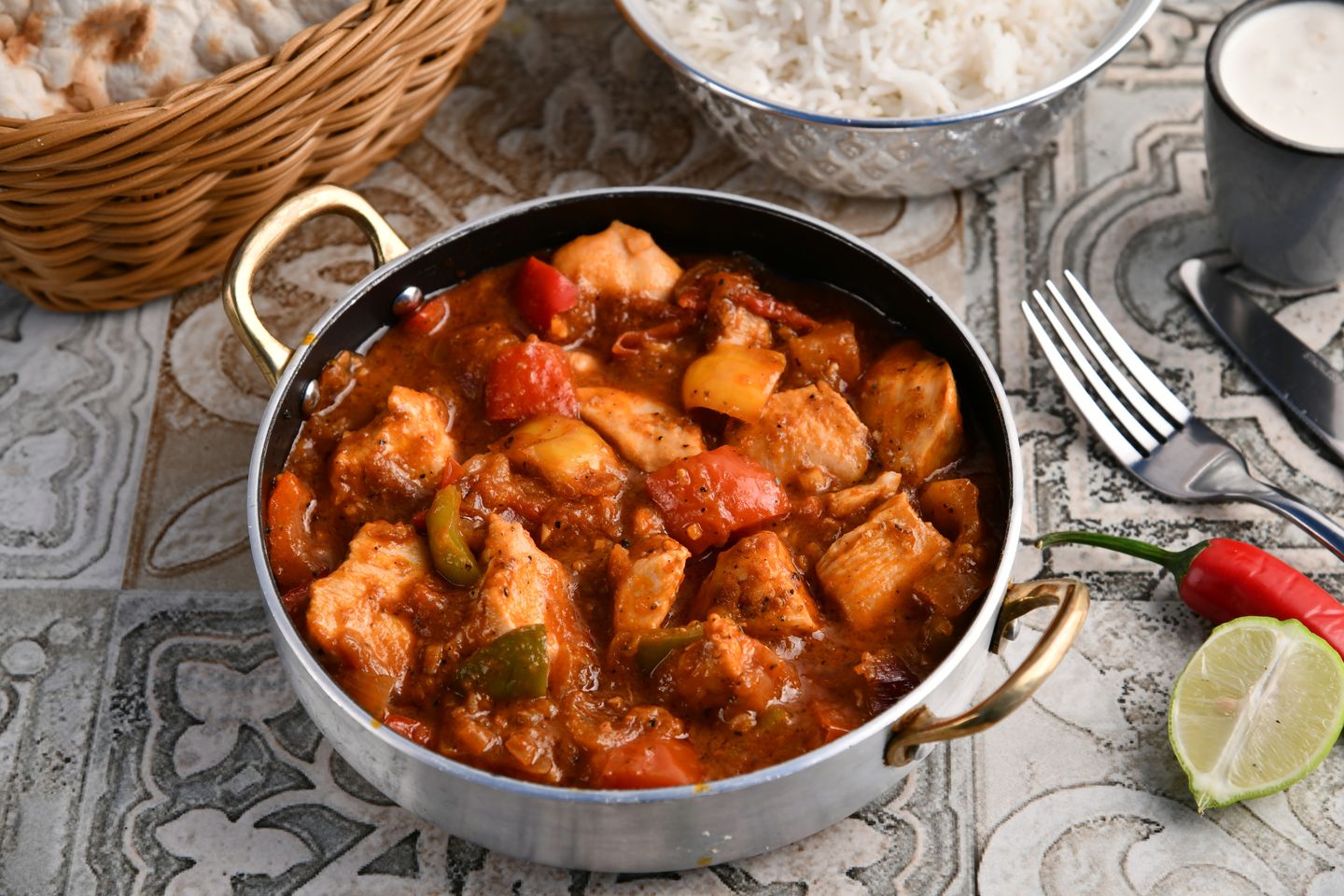 Chicken Hamsa With Rice