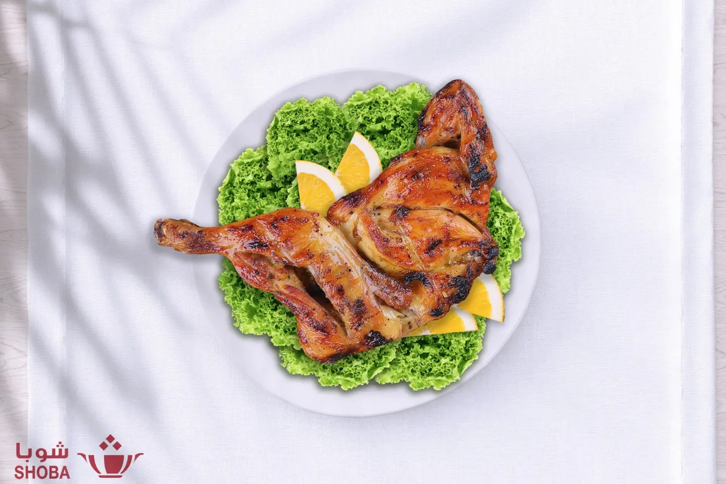 Half Chicken On Charcoal Without Rice