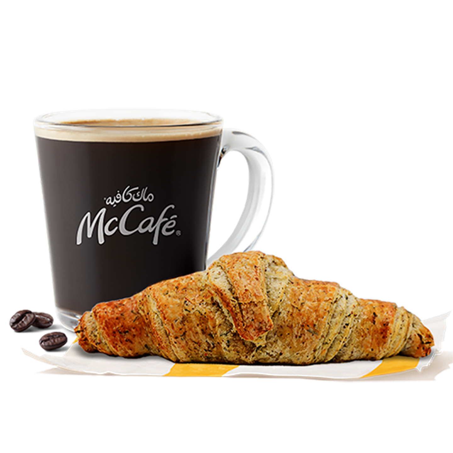 Croissant Thyme With Coffee