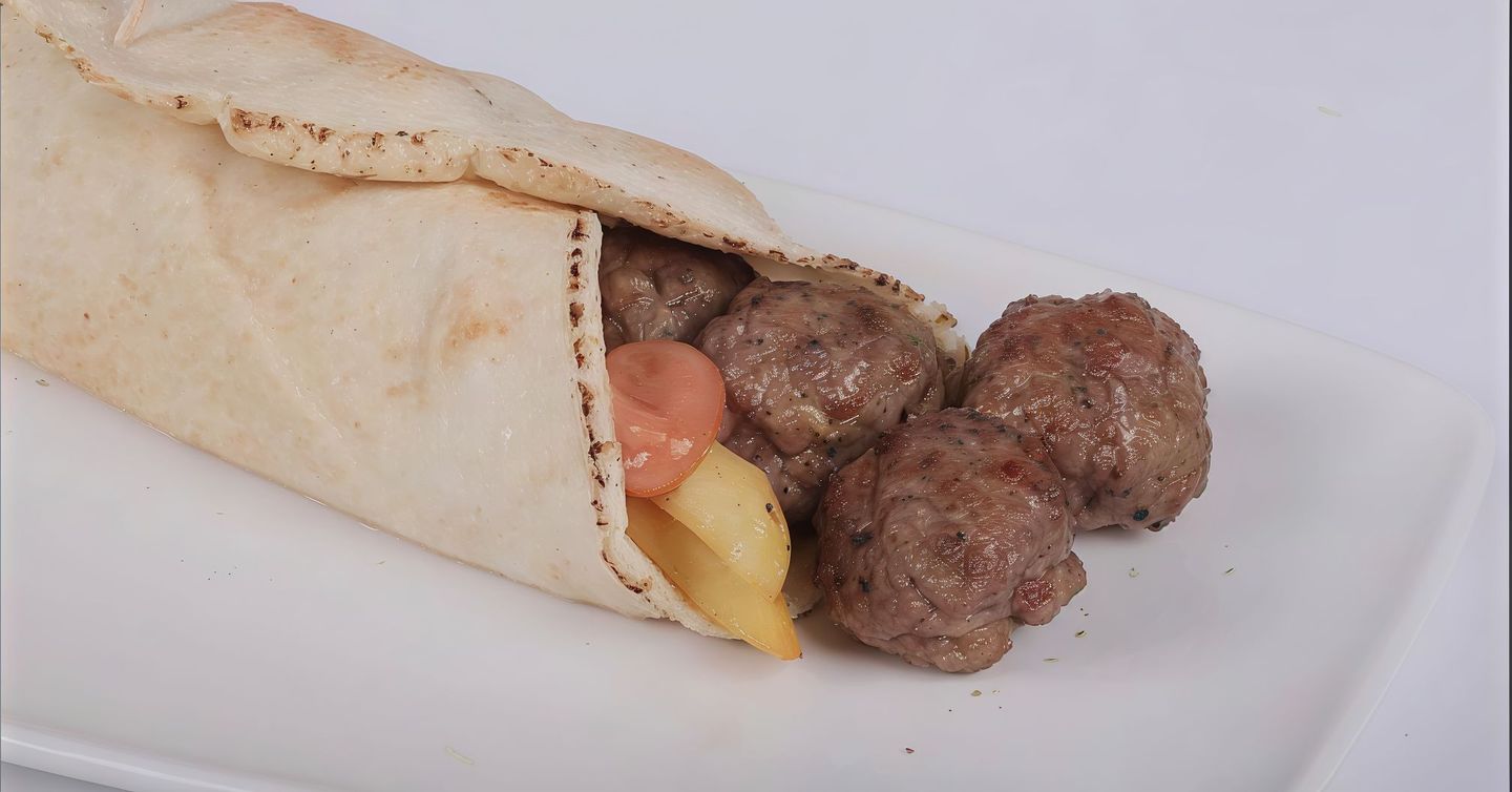 ساندوتش اوصال لحم