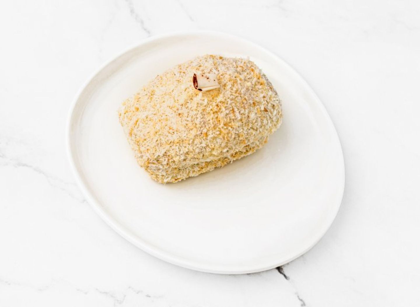 Coconut With Strawberry Cake