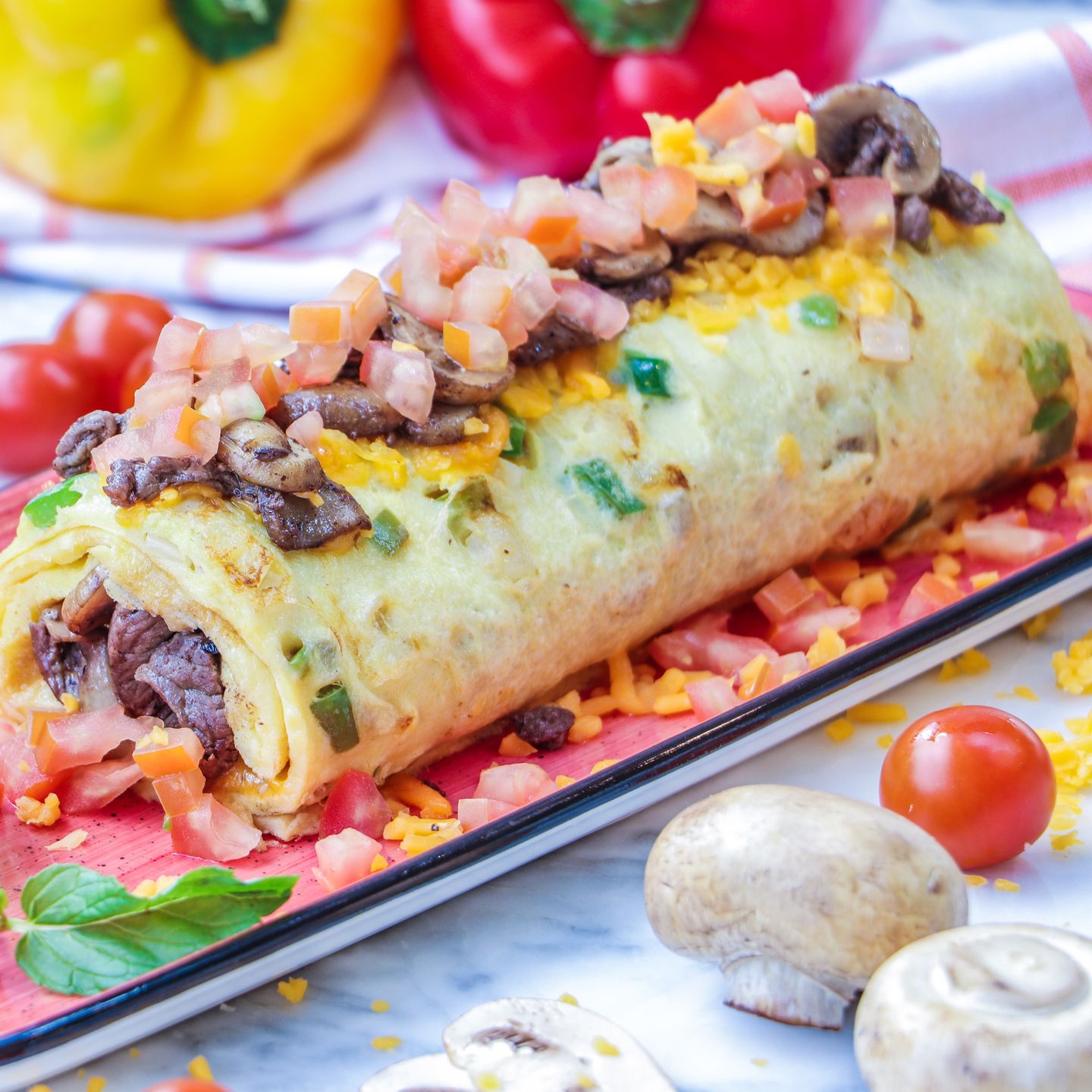 Big Steak Omelette