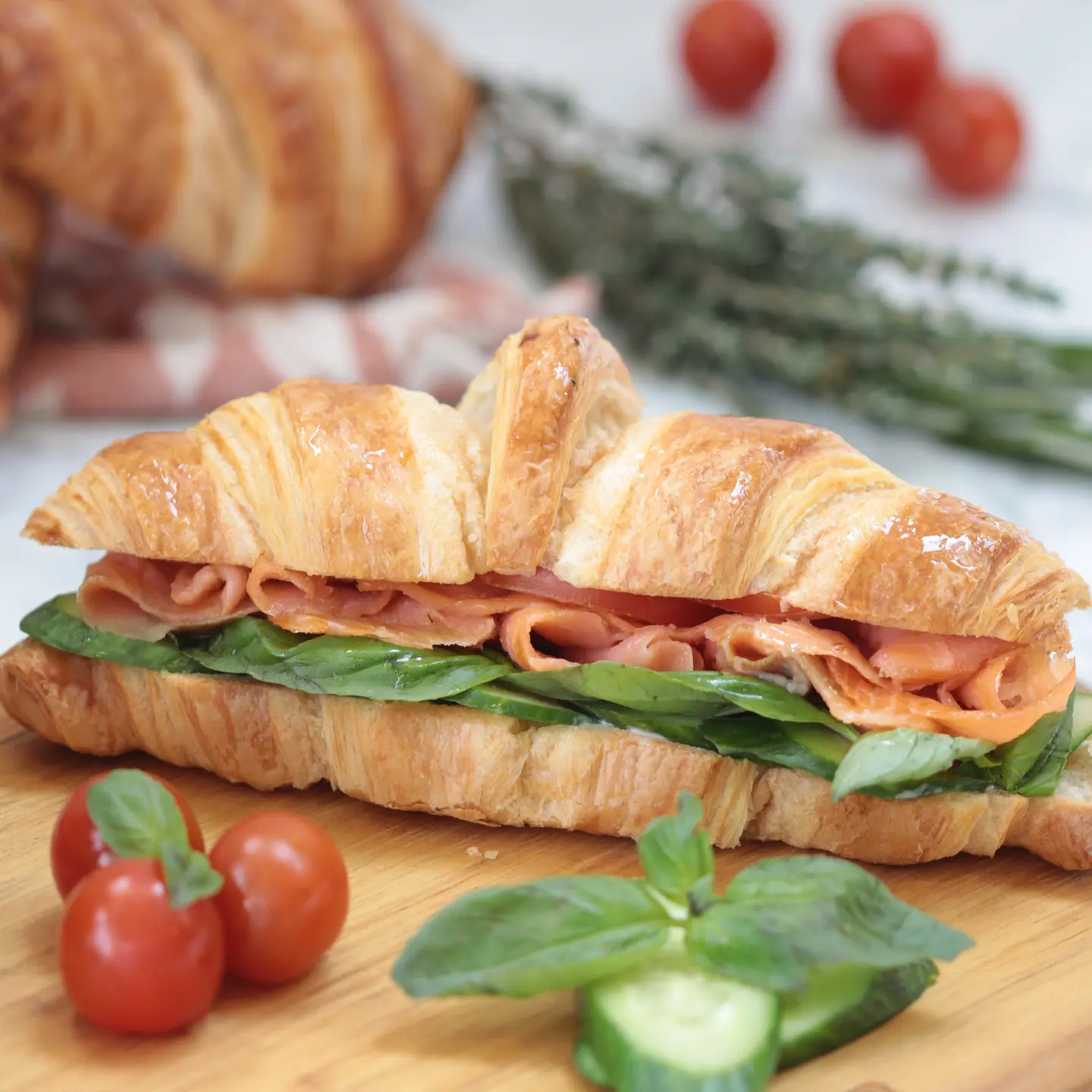 Smoked Salmon Croissant