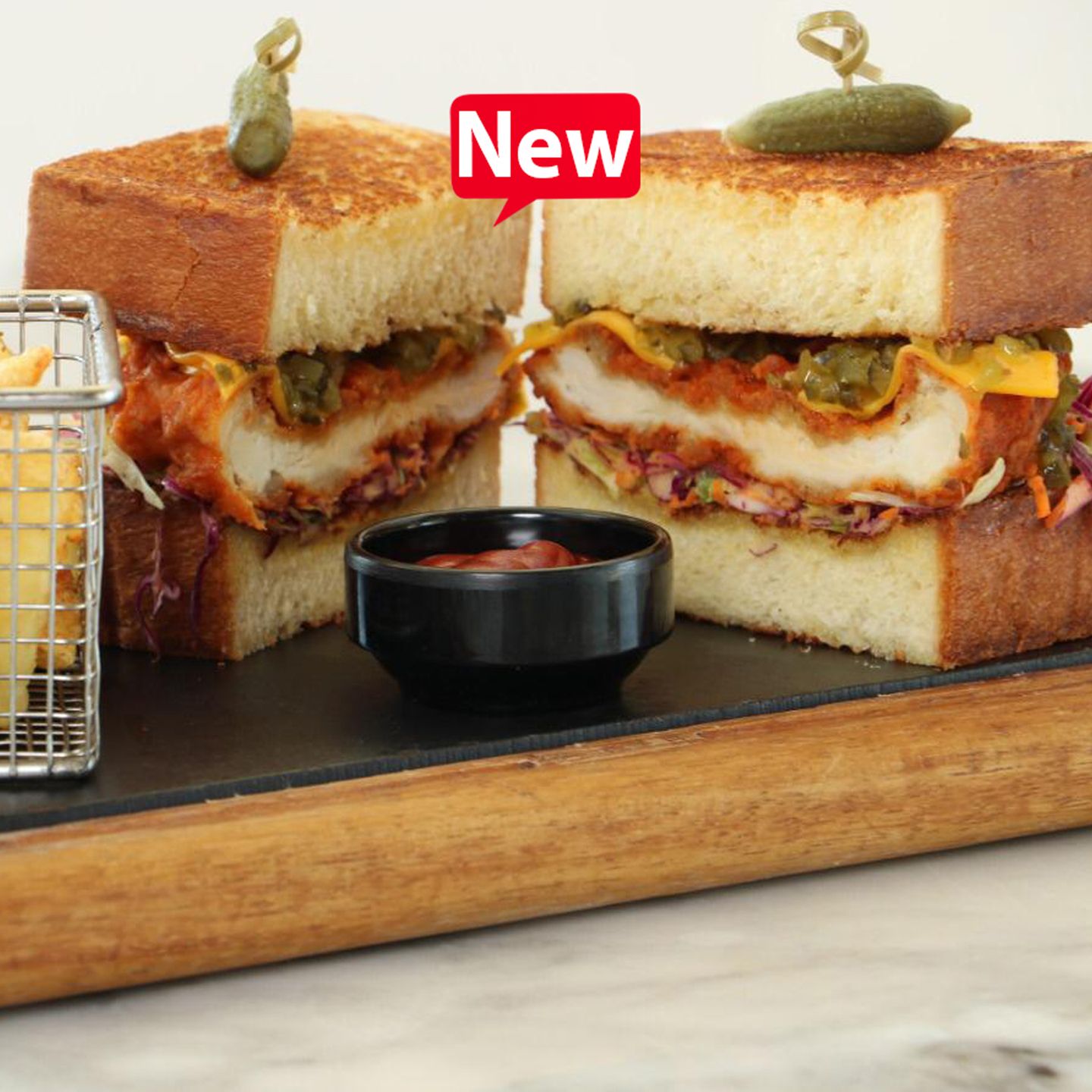 Buffalo Chicken Toast