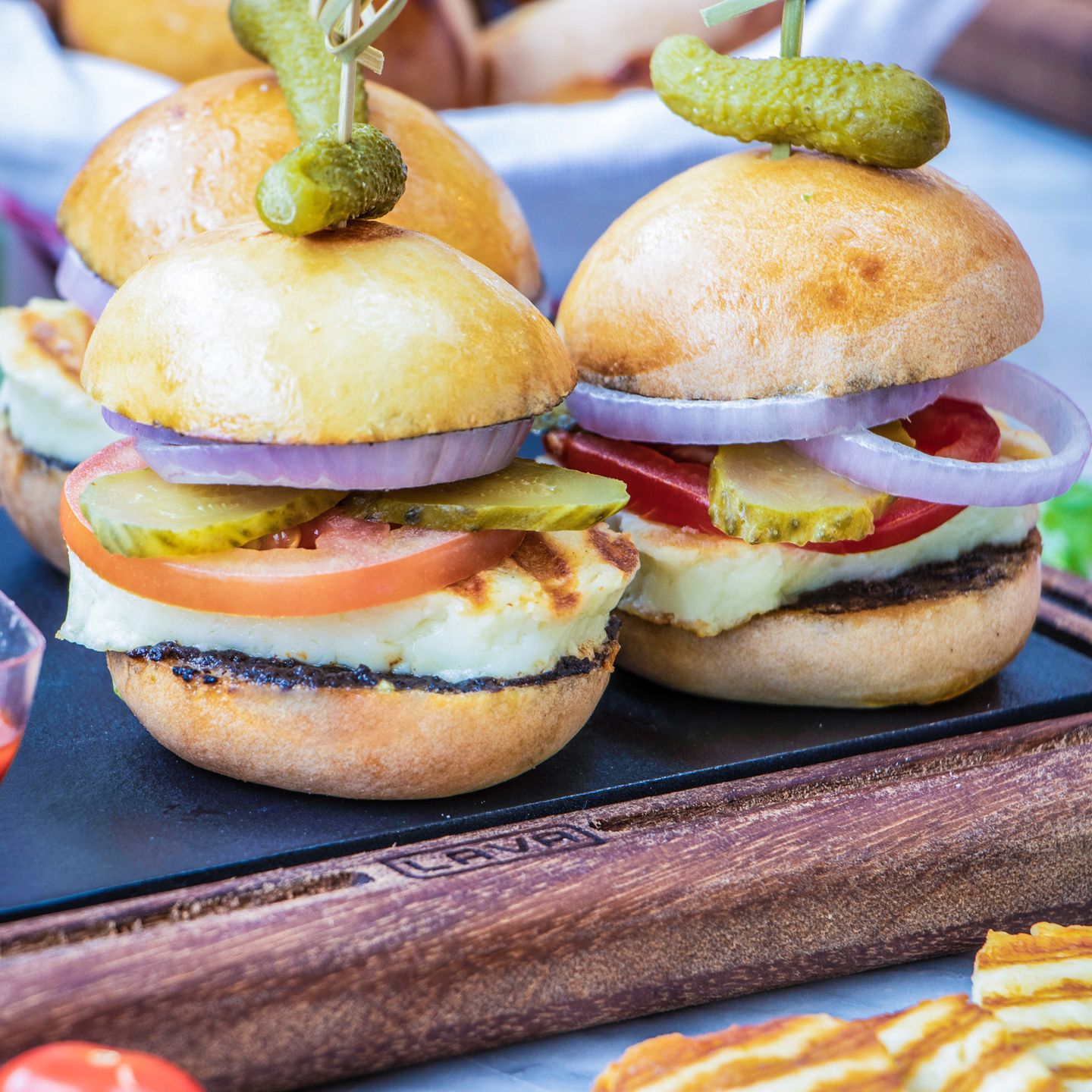 Halloumi Sliders