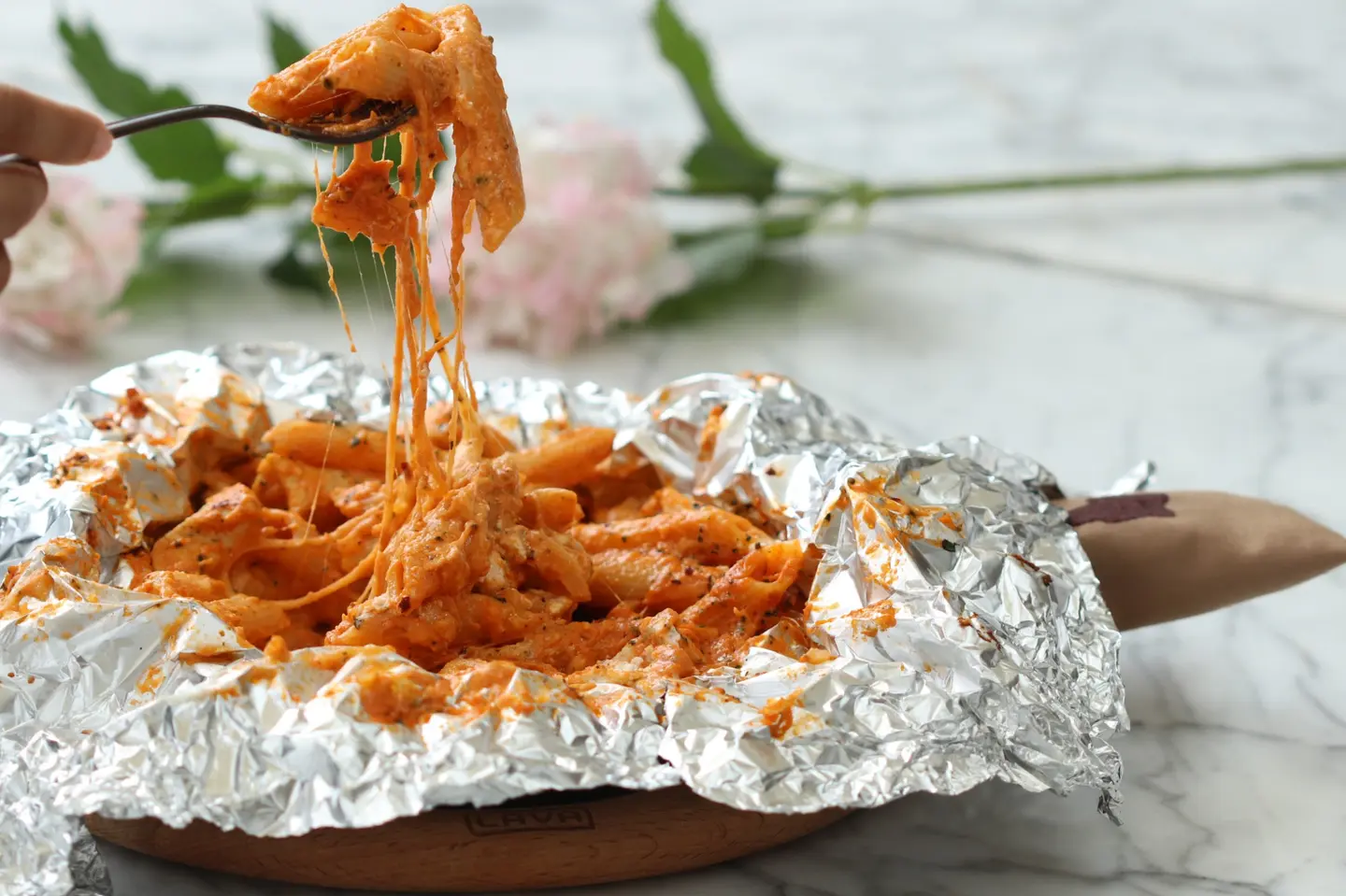 Foil Packet Pasta