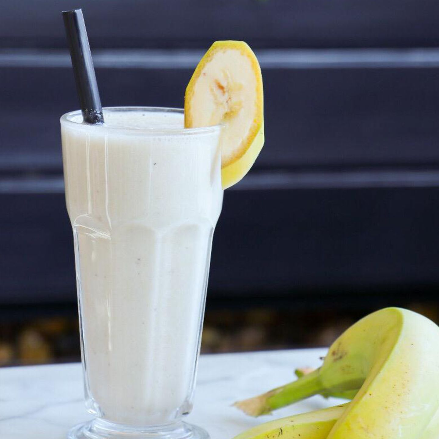 Banana With Milk Juice