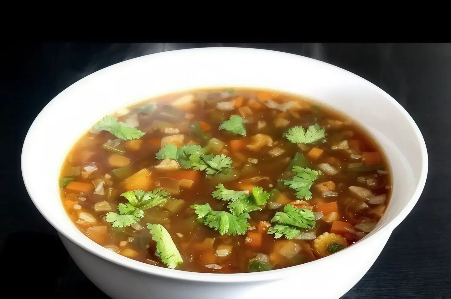 Hot And Sour Soup With Vegetable