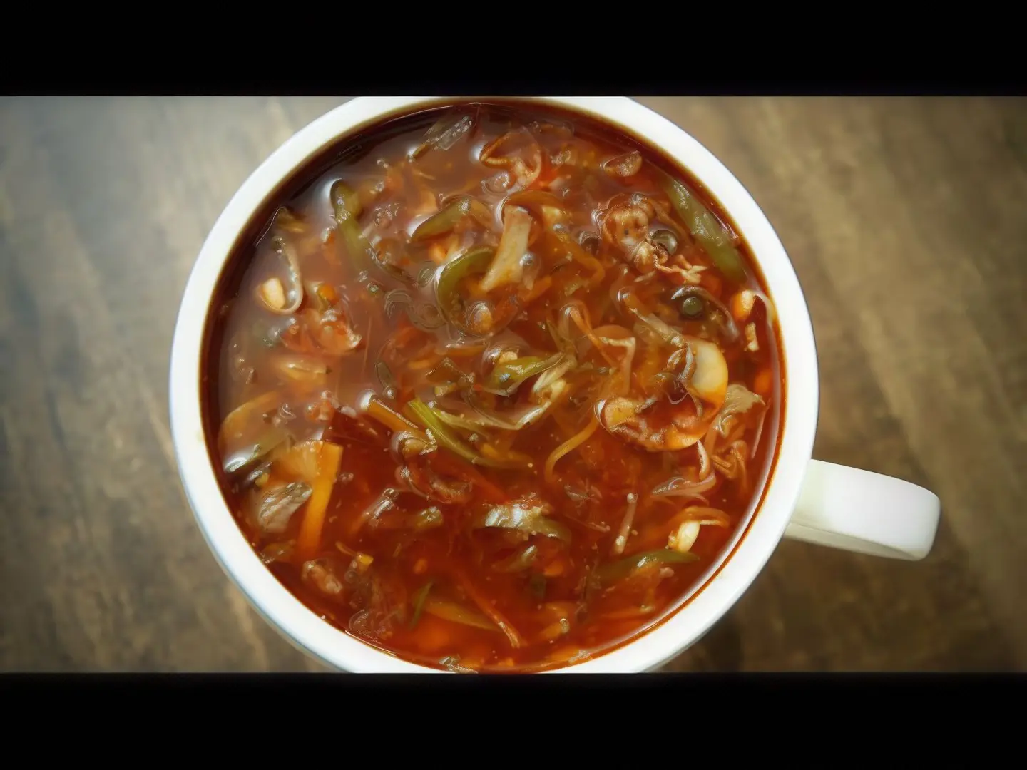 Hot And Sour Soup With Shrimp