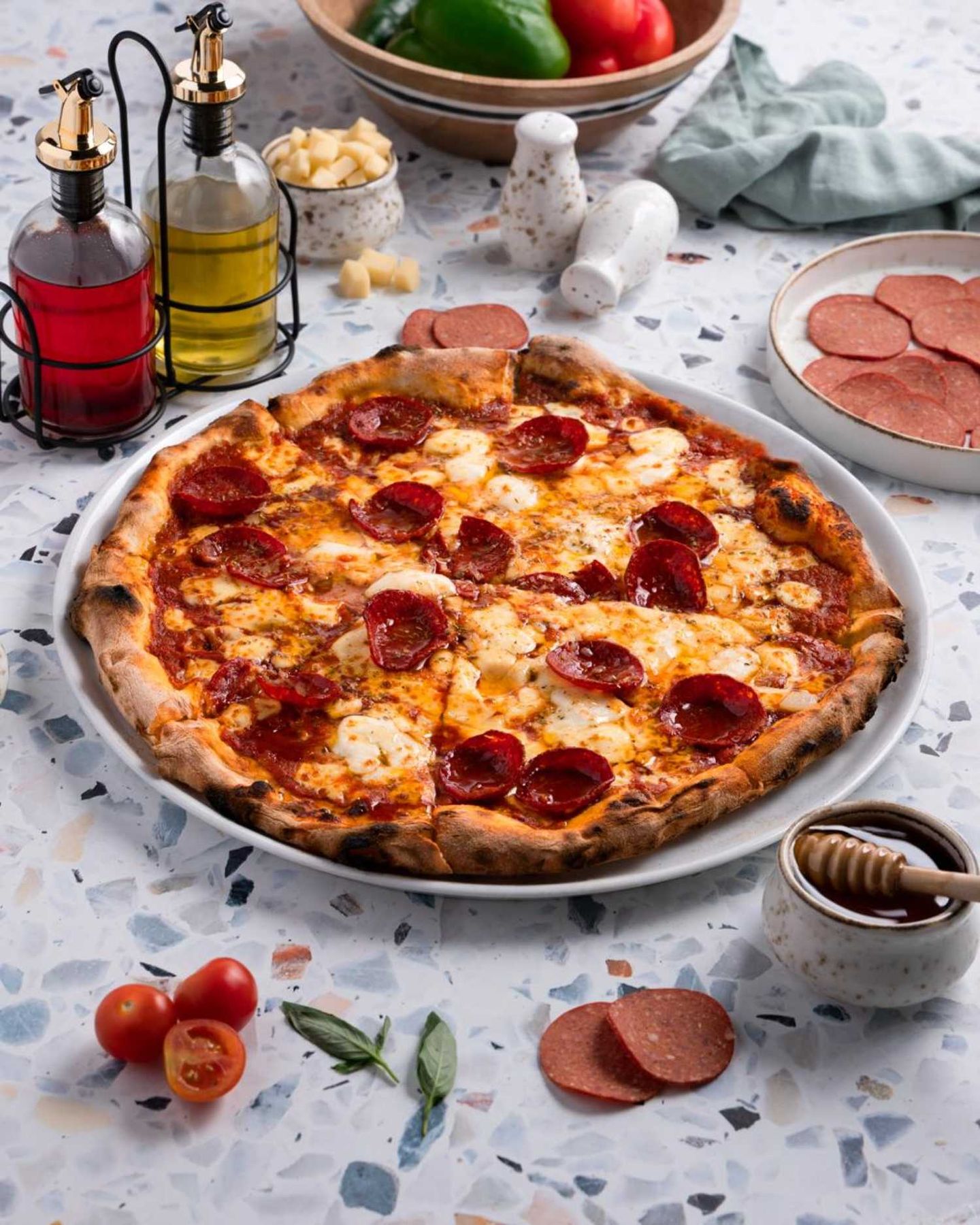 Pepperoni With Honey
