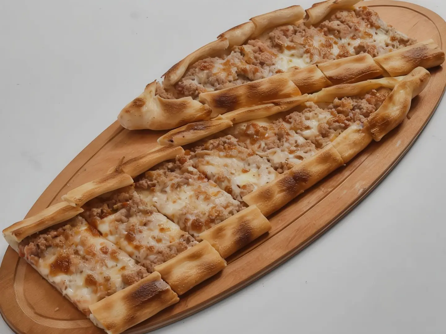 بيدا تركية باللحم و الجبنة