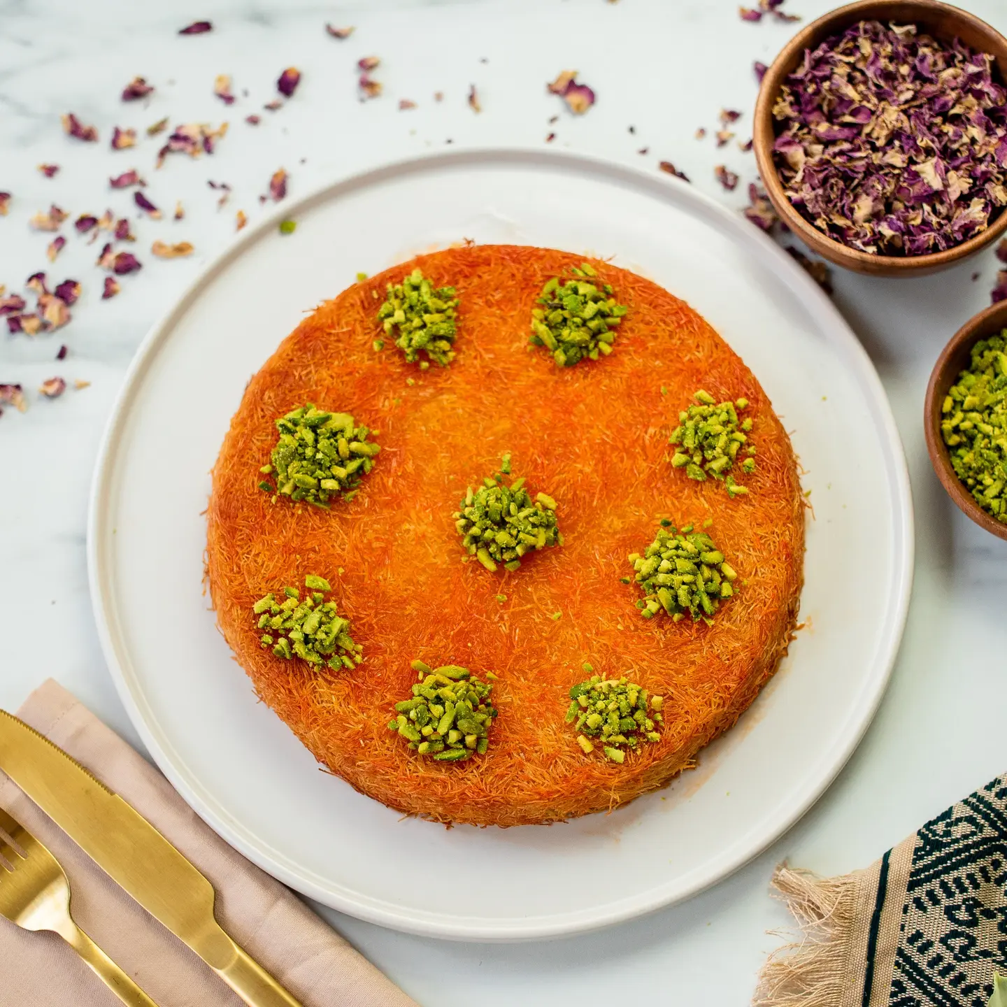 كنافة بالقشطة